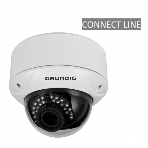 Dôme HD-TVI 2MP Objectif varifocale 2,8-12mm WDR IP66  IK10