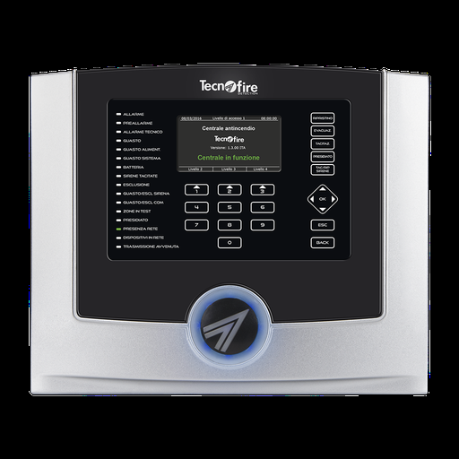 Centrale de détection incendie adressable 1 boucle, gérant 298 points