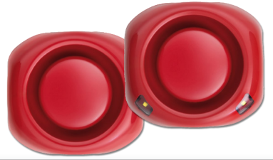 Diffuseur sonore et lumineux flash rouge IP65